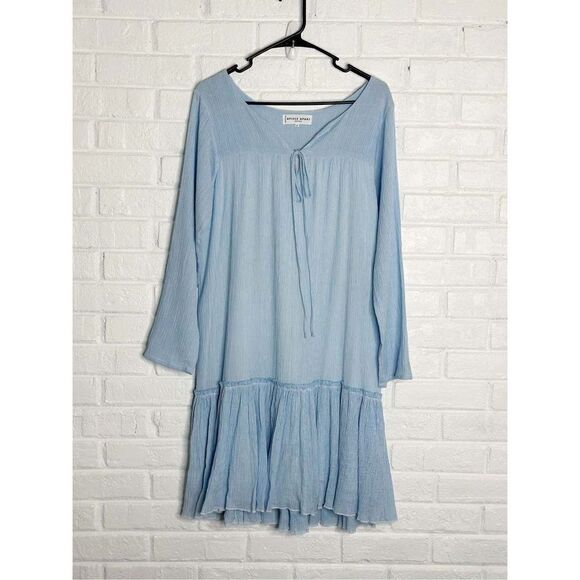Apiece Apart Dresses & Skirts - Apiece Apart Long Sleeve Blue Cotton Dress size 6